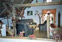 Gro&szlig;e und kleine Kupferskulpturen in gro&szlig;er Auswahl